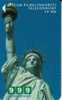 FINLAND 10 MK  STATUE OF LIBERTY   AD CARD TO CALL USA 1000 ONLY !!!!  SAVONLINNA REGION ONLY USED - Finlandia