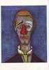 Spectacle - Cirque - Clowns - Clown - E675  - Head Of A Clouwn - Bon état - Moderne - Peintre B. Buffet - Cirque