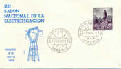 Espagne 1975 "XII Salón Nacional De La Electrificación" Obliteration - Electricidad