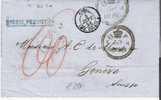 GBP005/ 1856 – London- Genf - Covers & Documents