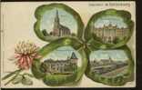 LUXEMBOURG BETTEMBOURG  Souvenir De (carte Fantaisie Gaufrée Avec Fleurs) - Bettemburg