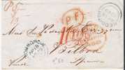 GBP061/  Ap 18 1849 – Redditch Nach -Bilbao, Spanien - Lettres & Documents