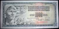 Yugoslavia,Bancnote,1000 Dinars,1978.,Paper,Money - Joegoslavië