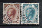 ES174c - MONACO 1955,  Effigie : 20 E 30 Fr N. 425A+426A - Used Stamps