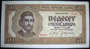 Serbia,Banknote,50 Dinars,Ocupation,WWII,1942.,Paper,Money - Jugoslawien