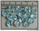 Lot De 10 Perles Rondelles En Topaze Bleue Environ 4x2mm - Perlas