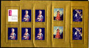 POLOGNE - Yvert - Feuiiles De 5 X 1660/67** + Vignettes - Cote 35 € - Museos