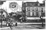 78Z72-BOU-08 - BOUGIVAL -  Rue De Versailles - Café De La Jeune France - Cachet 1908 - Bougival