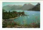 Le Lac D´ Annecy, La Baie De Talloires Dans Le Décor Du Petit Lac, En Face, Duingt (07-1252) - Talloires