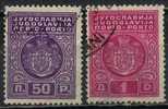 PIA - YUG -1931 - Segnatasse - T.Taxe -Post Pay - (Un 78A-82A) - Timbres-taxe