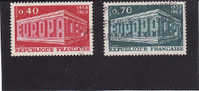 France  Yv.no.1598/9 Obliteres,serie Complete - 1969