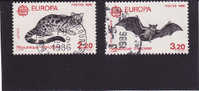 France  Yv.no.2416/7 Obliteres,serie Complete - 1986