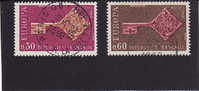 France  Yv.no.1556/7 Obliteres,serie Complete - 1968