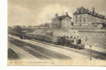 6827 MANTES- GARE DE MANTES - STATION LL-24 Train Vapeur Locomotive - Mantes La Ville