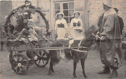 Non Localisé  Carte Photo Attelage De Chèvre   (voir Scan) - Photos