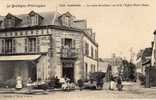 22 LAMBALLE Sortie De La Gare, Hotel Du Commerce, Terrasse Animée, Ed Waron 2330, Bretagne Pittoresque, 190? - Lamballe