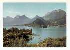 Lac D´ Annecy: La Baie De Talloires, Le Chateau De Duingt Et Le Massif Des Mauges (07-1302) - Talloires