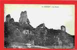 CROZANT 1920 LES RUINES CARTE EN SUPERBE ETAT - Crozant