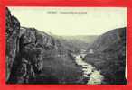 CROZANT 1920 ROCHERS ET PONT SUR LA SEDELLE CARTE EN SUPERBE ETAT - Crozant