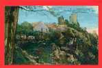 CROZANT RUINES COTE OUEST ET HOTEL DES RUINES BRIGAND PROPRIETAIRE CARTE EN SUPERBE ETAT - Crozant