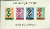 HAITI Bloc 13 ** MNH Année Mondiale Du Réfugié Refugee 1960 - Haiti