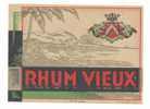 Etiquette De  Rhum Vieux - Rhum