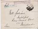 BD027 /  BRIT. LEVANT - Marine Feldpost Aus Konstantinopel, Zensiert,mit  H.M. Ship Stempel - Levante Britannico