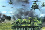 Chine : EP Entier Helicoptere Combat Armée Terre Militaire Char Lance Roquette Rocket Army War Guerre Gunship - Helikopters