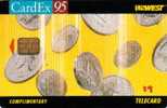 USA  $1  COINS  MONEY  CARDEX  95  COMPLIMENTARY CHIP   MINT SPECIAL PRICE !! - [2] Chip Cards