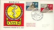 FDC - Enveloppe Premier Jour - Monaco - Organisation Mondiale De La Santé - Genève - WGO