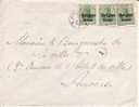 BELGIUM OCCUPATION USED COVER 1918 CANCELED BAR ANTWERPEN - OC1/25 Generalgouvernement 
