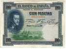 100 Pts Felipe II 1925 - 100 Pesetas