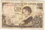 Billete 100 Pesetas Becquer 1965 - 100 Pesetas