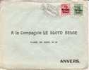 BELGIUM OCCUPATION USED COVER CANCELED BAR CHENEE - OC1/25 Gobierno General