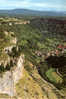 CARTE POSTALE DE BAUME - LES - MESSIEURS : VUE GENERALE - LES FALAISES ET LE CIRQUE - Baume-les-Messieurs