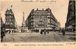 69 LYON II Place République, Rue Et Monument Carnot, Animée, Café Riche, Ed BF 11 Bis, 1903 - Lyon 2