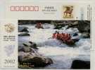 River Drifting,Rafting,China 2002 Dongjiang River Ecological Tourism Advertising Postal Stationery Card - Rafting