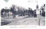 Cpa Bry Sur Marne (94) Grande Place Animée Et Station Du Tramway Avec Tramway . 1905 - Bry Sur Marne