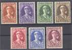 BELGIUM 1931, SEMIPOSTALS FULL SET VF MINT LIGHT HINGED * - Nuovi