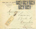 Greece Postal History Cover 1929 To Spain Registered. Lettre Recommande. Voir 2 Scan - Lettres & Documents