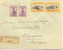 Greece Postal History Cover 1927 To Spain Registered. Lettre Recommande. Voir 2 Scan - Brieven En Documenten