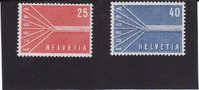 Suisse -  Yv.no.595/6 Neufs** - 1957