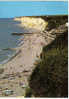 Carte Postale   76.  Veules-les-Roses  La Plage Et Les Falaises D'Amont - Veules Les Roses