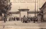 69 LYON VII Exposition Internationale 1914, Porte, Entrée Vitrolerie, Animée, Automobiles, Ed SF Farges 5944, 191? - Lyon 7