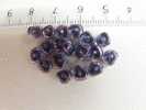 Lot De 10 Perles En Verre Tchèque "nuggets" Améthyste Lustré 2x5mm - Pearls