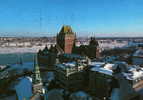 - QUEBEC - La Vieille Cité Sous La Neige  La Cathédrale Anglicane  Holy Trinity(1804)  L'ancien Palais De Justice - Québec - La Cité