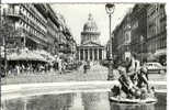 75. PARIS. LA RUE SOUFFLET ET LE PANTHEON. ANIMATION. - Pantheon