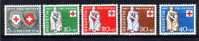 SWITZERLAND MNH** MICHEL 641/45 - Unused Stamps