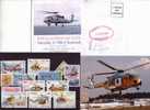 1 X NRH 90 Helicopter Postcard - 1 X Seahawk Cover + Selection Of Stamps - Helicópteros