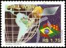 2004 BRAZIL SATELITE CBERS-2 1V - Amérique Du Sud